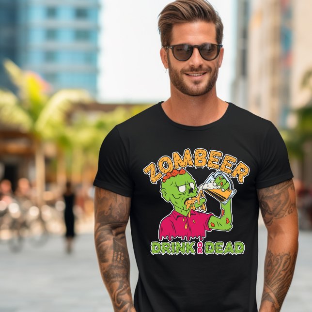 Zoombeer Drink oder Toter T - Shirt (Von Creator hochgeladen)