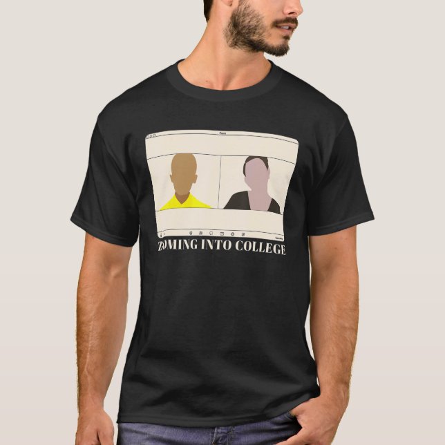 Zoomen in die Online-Klasse der Uni T-Shirt (Vorderseite)