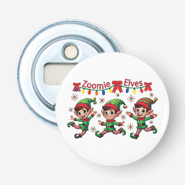 Zoomie Elves Weihnachten Flaschenöffner