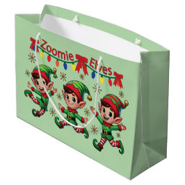 Zoomie Elves Weihnachten Große Geschenktüte