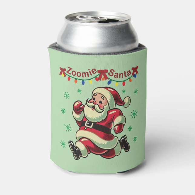 Zoomie Santa Christmas Dosenkühler (Kanne Rückseite)