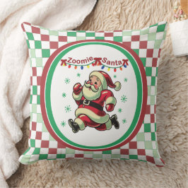 Zoomie Santa Christmas Kissen