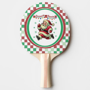 Zoomie Santa Weihnachten Tischtennis Schläger