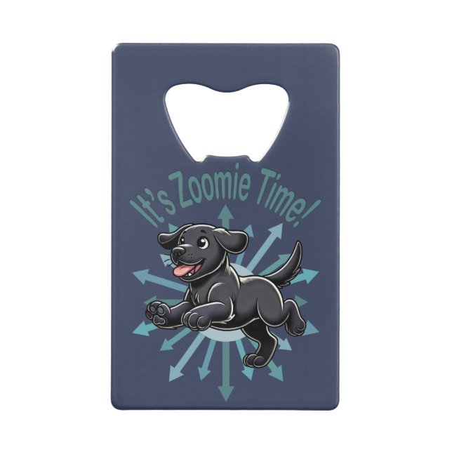 Zoomie Time Black Lab (Devant)