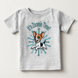 Zoomie Time Rat Terrier Baby T-shirt