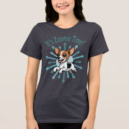 Zoomie Time Rat Terrier Tri-Blend Shirt
