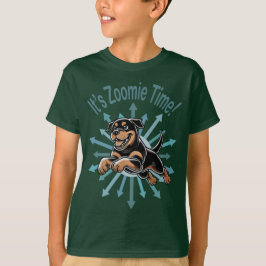 Zoomie Time Rottweiler T-Shirt