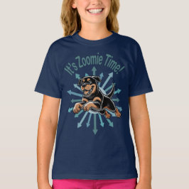 Zoomie Time Rottweiler T-Shirt