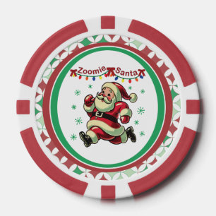 Zoomie Weihnachtsmann Weihnachten Pokerchips
