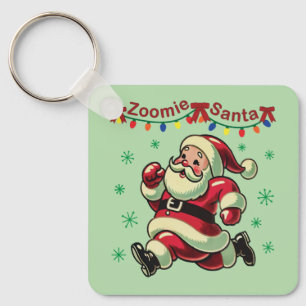 Zoomie Weihnachtsmann Weihnachten Schlüsselanhänger