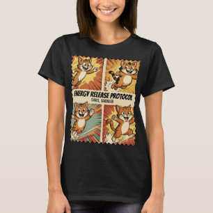 Zoomies Aktiviert Lustiges Katzen-Meme-Design T-Shirt