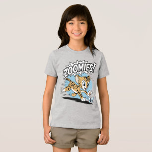 Zoomies – Gepard jagt einem Schmetterling nach Tri-Blend Shirt