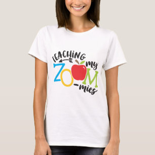 Zoomunterricht für meine Zoomies Lehrerin Homescho T-Shirt