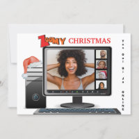 Zoomy Christmas Call Video Conference Satire