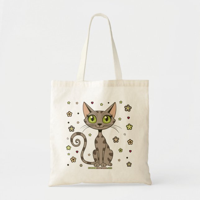 Zoomy Zara Floral Tabby Cat Tragetasche (Vorne)