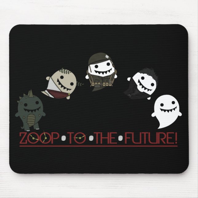 Zoop zur Zukunft! Zeitachse MOUSEPAD (Vorne)
