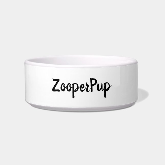 ZOOPERPUP DOG BOWL NAPF (Vorderseite)