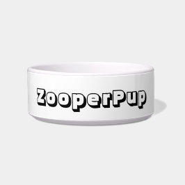 ZOOPERPUP DOG BOWL NAPF