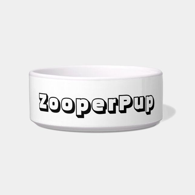ZOOPERPUP DOG BOWL NAPF (Vorderseite)