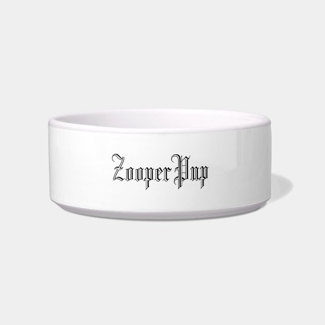 ZOOPERPUP DOG BOWL NAPF (Vorderseite)