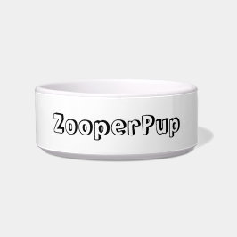 ZOOPERPUP DOG BOWL NAPF