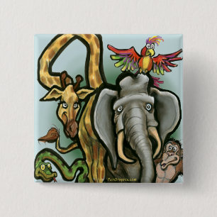 Zootiere Button