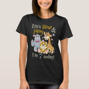 Zootiere Zookeeper Outfit 7. Geburtstagsparty Sa T-Shirt