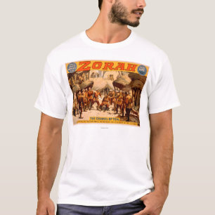 Zorah russische Bergmann-Theaterplakat T-Shirt