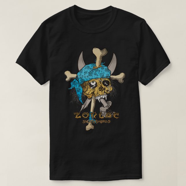 Zorlacss Pushead Pirate Skulls Klassischer T - Shi T-Shirt (Design vorne)
