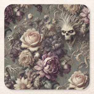 Zorn des rasenden Specters – Gothic Victorian Rechteckiger Pappuntersetzer
