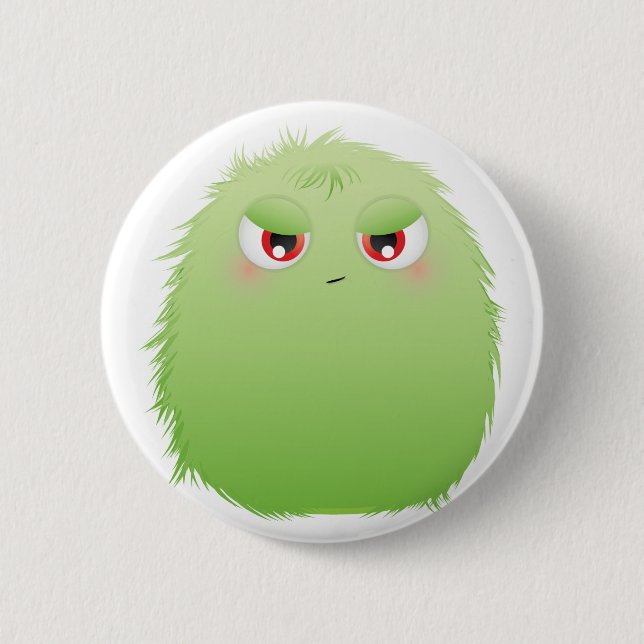 Zorn-Monster Button (Vorderseite)