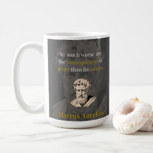 Zorn schadet dir am meisten: Marcus Aurelius über  Kaffeetasse
