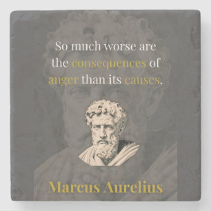 Zorn schadet dir am meisten: Marcus Aurelius über Steinuntersetzer