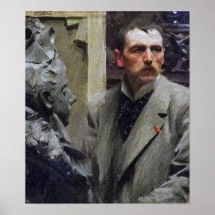Zorn - Selbstporträt, Vasari-Korridor Poster