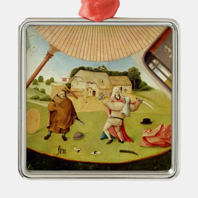 Zorn Silbernes Ornament (Vorne)