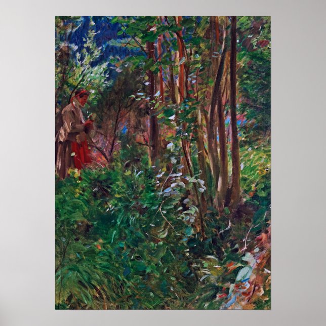 Zorn - Sonne im Wald 1907 Poster (Vorne)