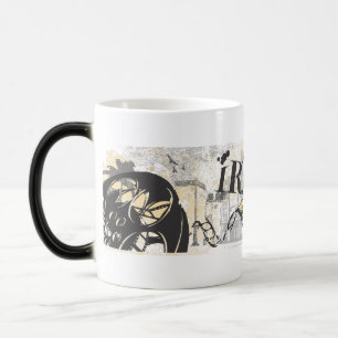 zornige Grunge-Tasse Verwandlungstasse