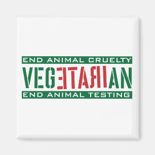 Zorniger Vegetarier Magnet