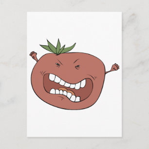 Zorntomate Postkarte