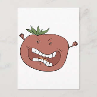 Zorntomate Postkarte