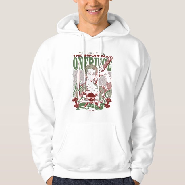 Zoro Roronoa One Piece Hoodie (Vorderseite)