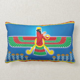 Zoroastrian-Perser Faravahar Lendenkissen
