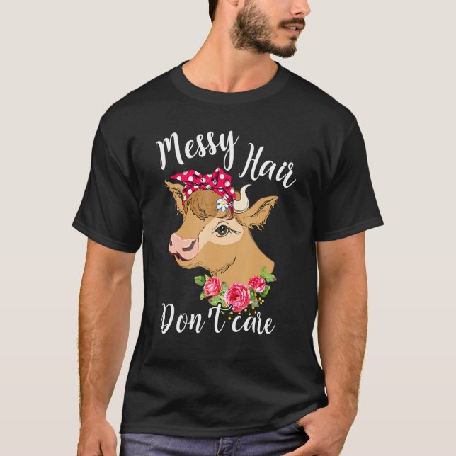 Zottelhaarkuh T-Shirt (Vorderseite)