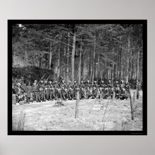 Zouaves Infanterie 1864 Poster