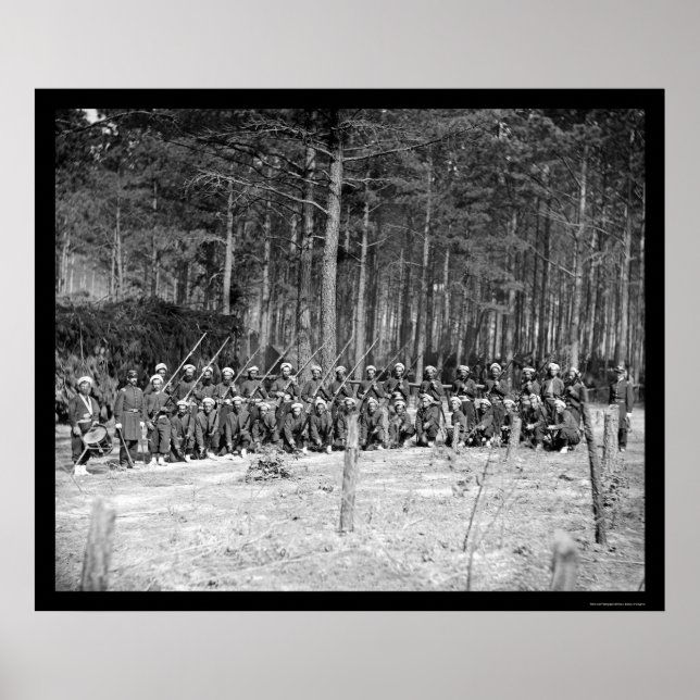 Zouaves Infantry 1864 Poster (Vorne)