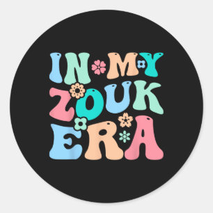 Zouk Dance Festival Design for Zouk Dancer Runder Aufkleber