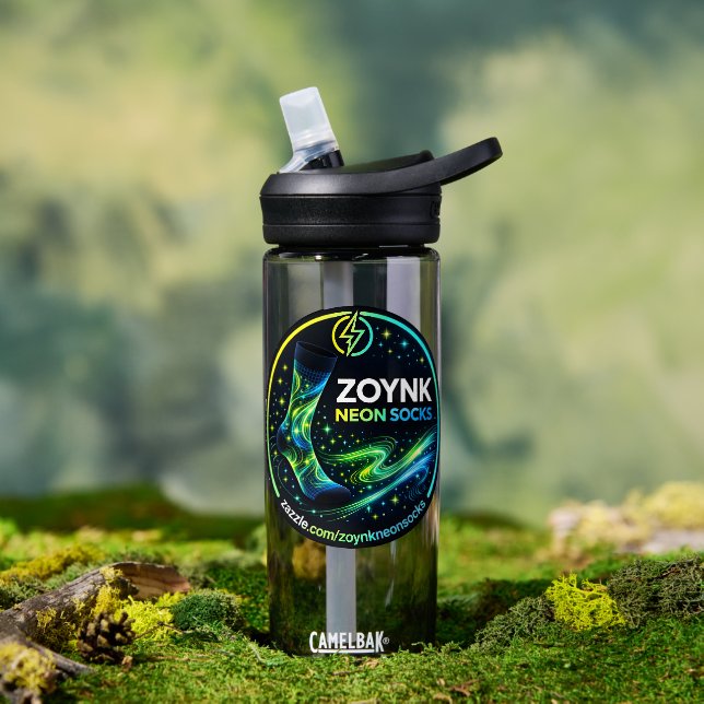 Zoynk Neon Socks Trinkflasche (Außenbereich (gedreht))