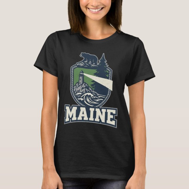 ZOYNK T-Shirt Graphics Maine 0045224 (Vorderseite)