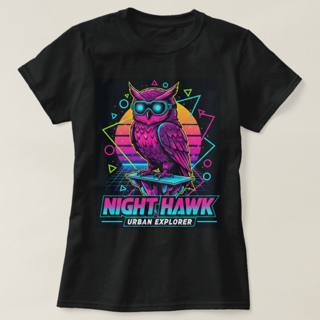 ZOYNK T-Shirt Graphics Night Hawk 0045227 (Design vorne)