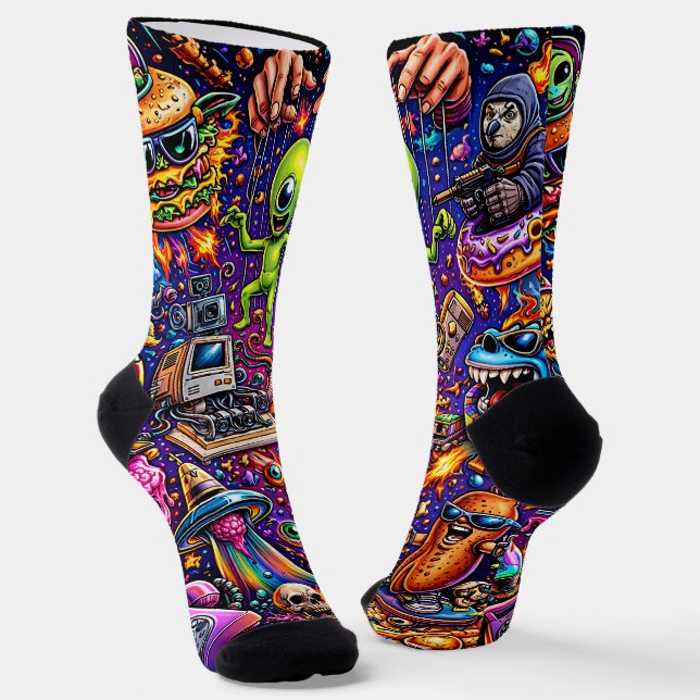 ZOYNKLAB Experiment 0047166 Socken (Gewinkelt)